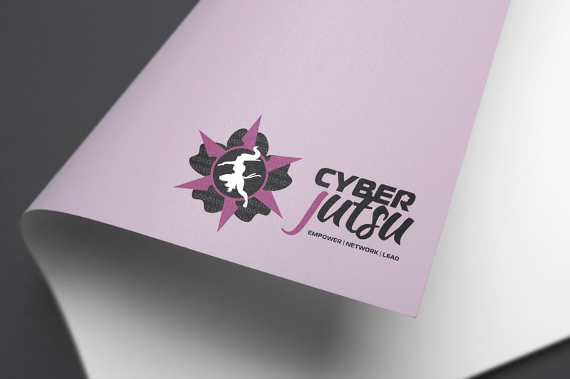 Logo redesign for the Women's Society of Cyberjutsu